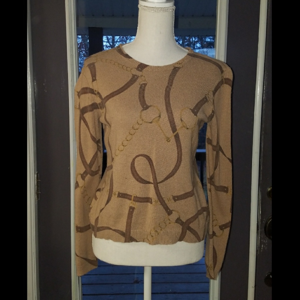 Faux Chain Sweater